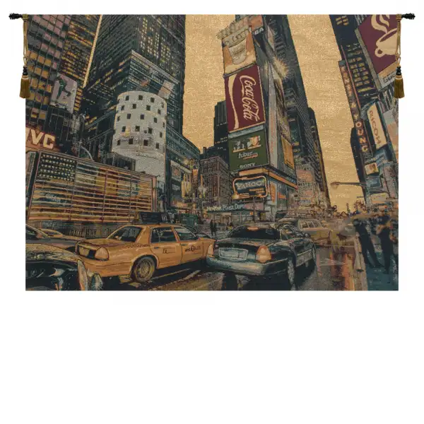Times Square New York Italian Wall Tapestry