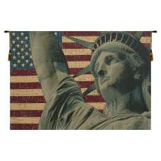 Statue of Liberty Italian Tapestry Wall Hanging