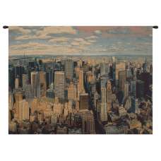 A New York Day Italian Tapestry Wall Hanging