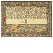 Tree of Life by Klimt Belgian Wall Tapestry