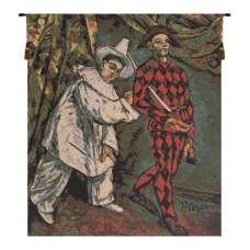 Pierrot and Harlequin European Tapestry