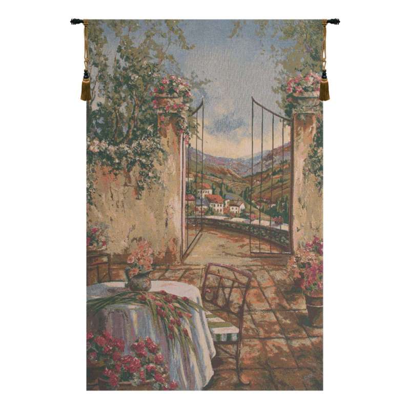 Table for Two I European Tapestry Wall Hanging
