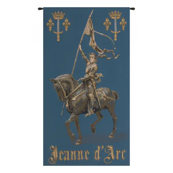 Jeanne d'Arc Belgian Tapestry Wall Hanging
