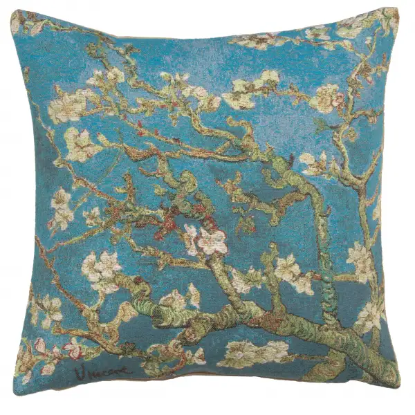 Van Gogh's Almond Blossoms Belgian Sofa Pillow Cover