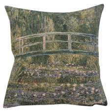 Monet's Bridge at Giverny I European Cushion Covers