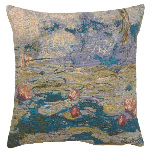 Monet's Water Lilies Belgian Sofa Pillow Cover