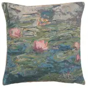 Monet's Water Lilies II Belgian Cushion Cover