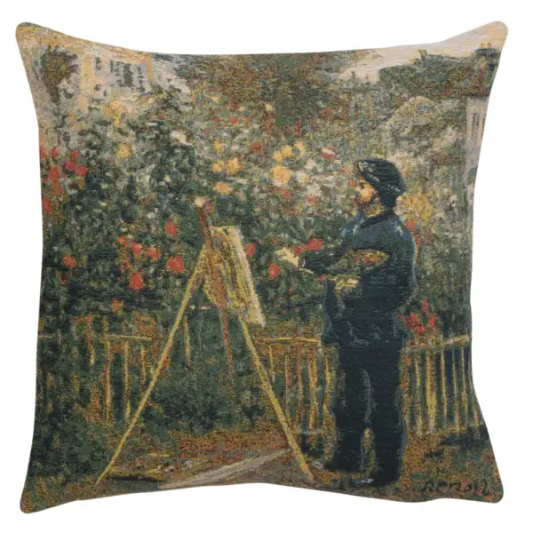 Monet Painting Belgian Cushion Cover