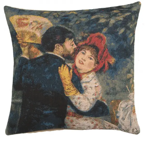 Renoir's Dance in the Country I Belgian Sofa Pillow Cover