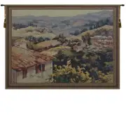 Ah Tuscany Wall Tapestry - 53 in. x 39 in. Cotton/Viscose/Polyester by Charlotte Home Furnishings