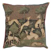 Medieval Dogs Belgian Cushion Cover