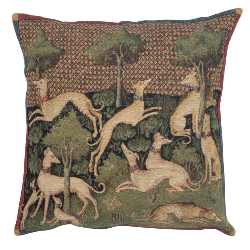 Medieval Dogs European Cushion Covers