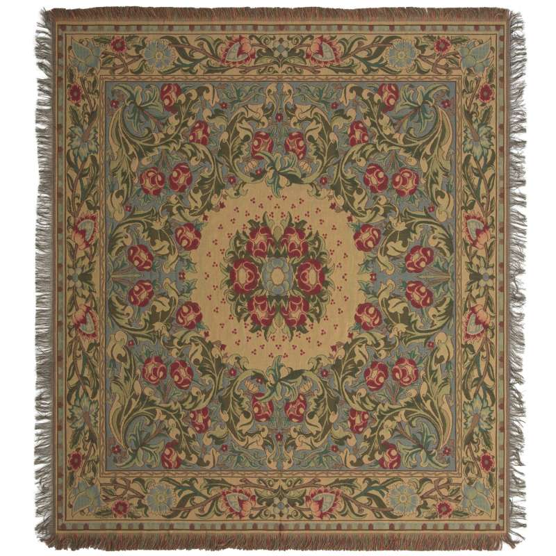 William Morris Florals European Throw