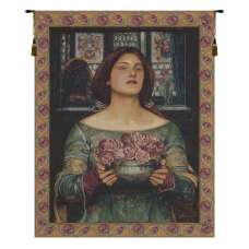 Offering the Roses Italian Tapestry Wall Hanging