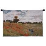Coquelicots Monet French Wall Tapestry