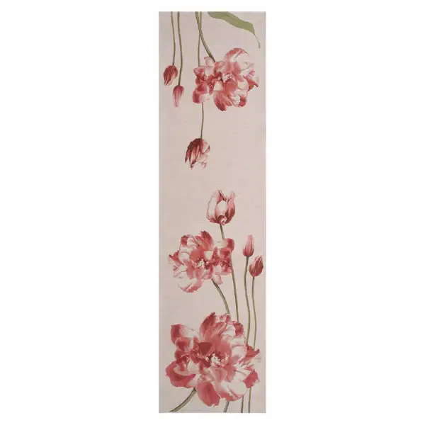 An Armful of Red Tulips White  French Table Mat