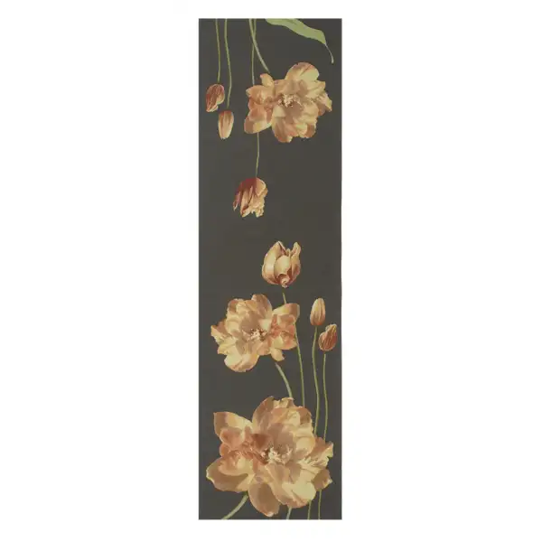 An Armful of Yellow Tulips Grey  French Table Mat