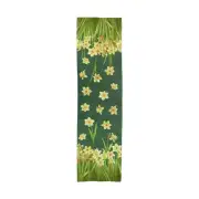 Daffodils Dark Green French Table Mat