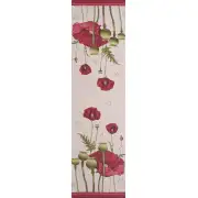 Poppy White  French Table Mat