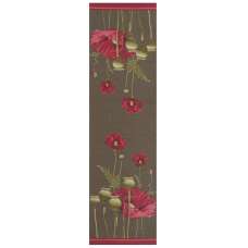 Poppy Gray  Tapestry Table Linen