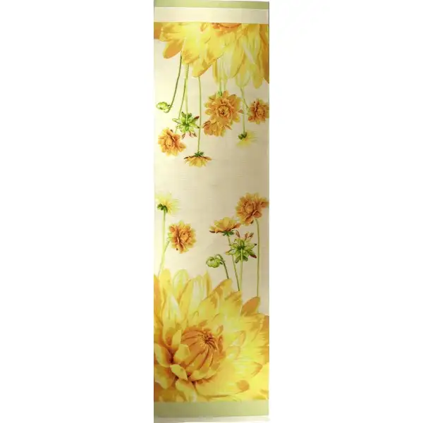 Runner Yellow Dahlias Light  Decorative Table Mat