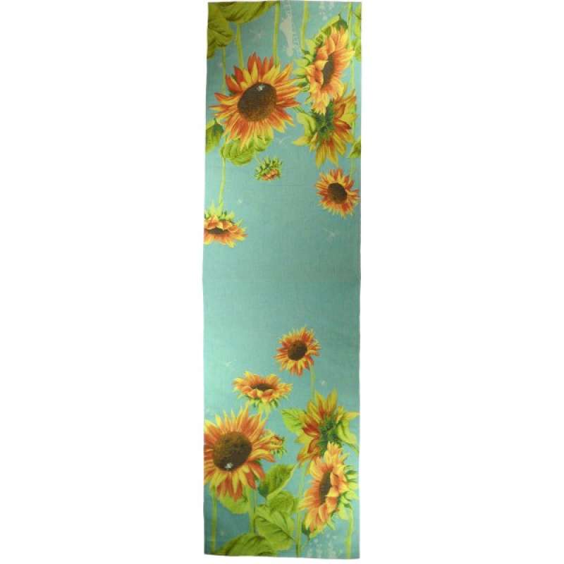 Sunflowers Blue  Tapestry Table Linen