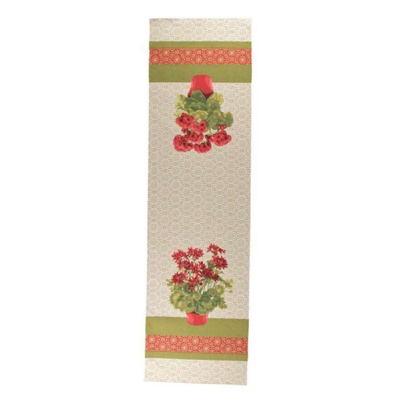 Geranium Red  Tapestry Table Linen
