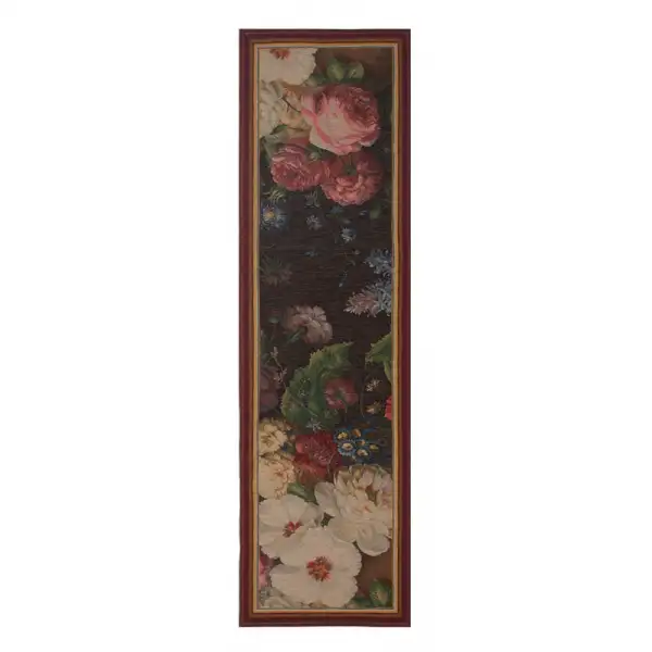 Flowers Dark  French Table Mat