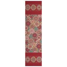 Kaleidoscope Red Tapestry Table Linen