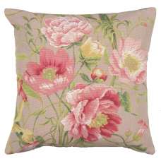 Peonies II Decorative Tapestry Pillow