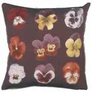 All over Pansies Cushion