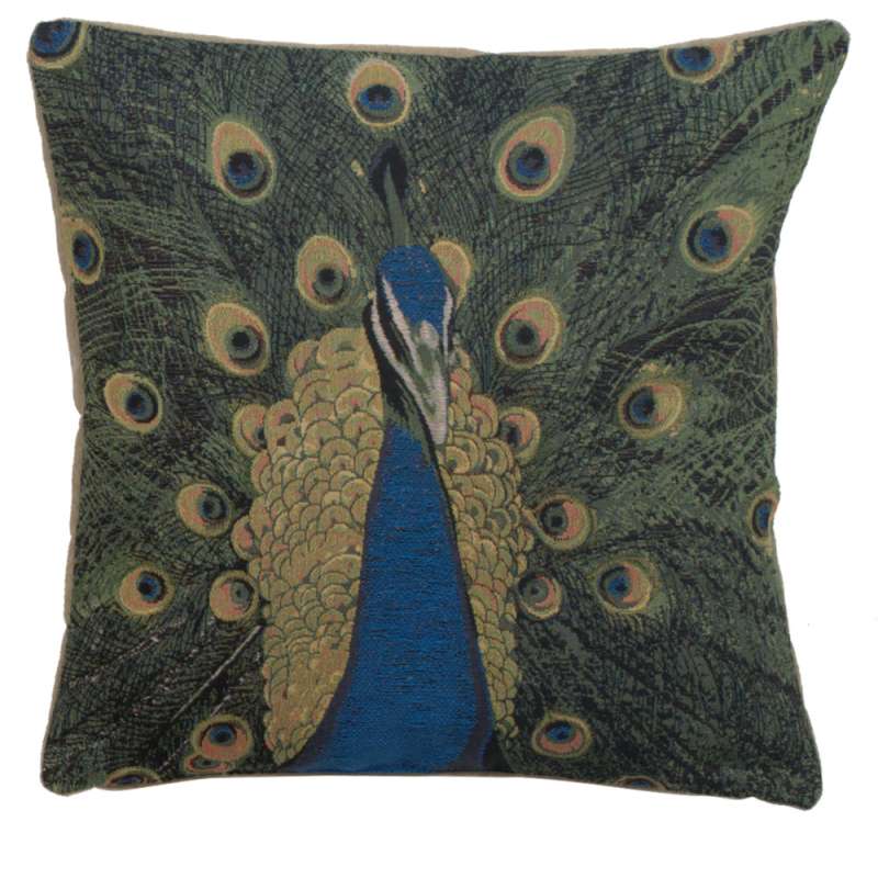 The Peacock French Tapestry Cushion