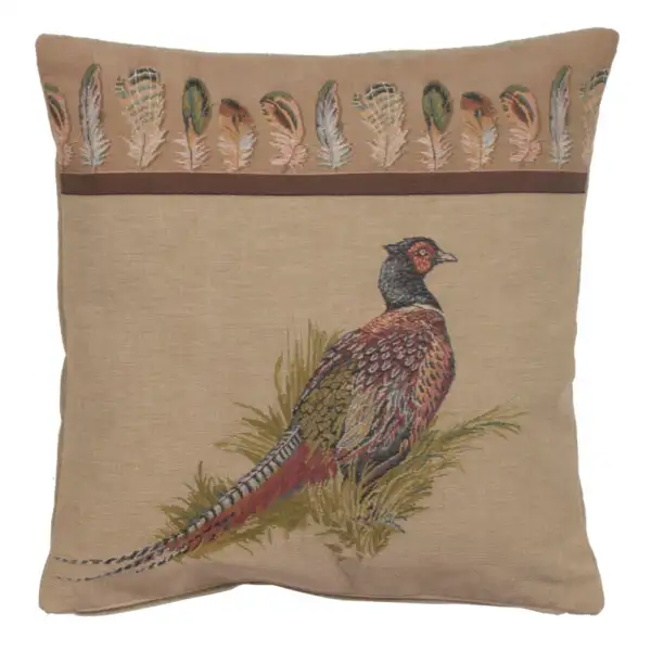 Pheasant French Couch Cushion