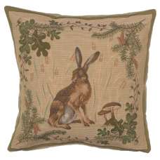The Hare I Decorative Tapestry Pillow