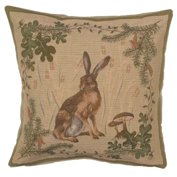 The Hare I French Couch Cushion