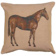 Horse Light 1 French Tapestry Cushion