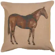 Horse Light I Cushion - 19 in. x 19 in. Cotton by Charlotte Home Furnishings