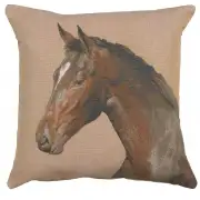 Close up On Horse 1 French Couch Cushion