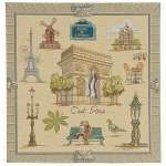 Paris Arc De Triomphe European Cushion Cover