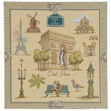 Paris Arc De Triomphe Decorative Tapestry Pillow