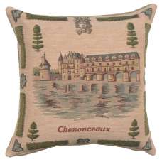 Chenonceaux  I Decorative Tapestry Pillow