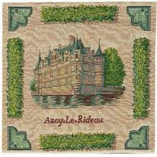 Azay Le Rideau Decorative Tapestry Pillow