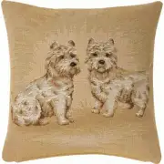 Dogs Light French Couch Cushion