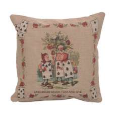The Garden Alice In Wonderland Decorative Tapestry Pillow