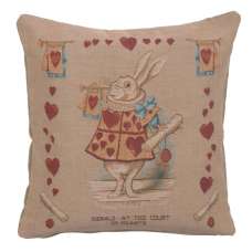 Heart Rabbit Alice In Wonderland I French Tapestry Cushion