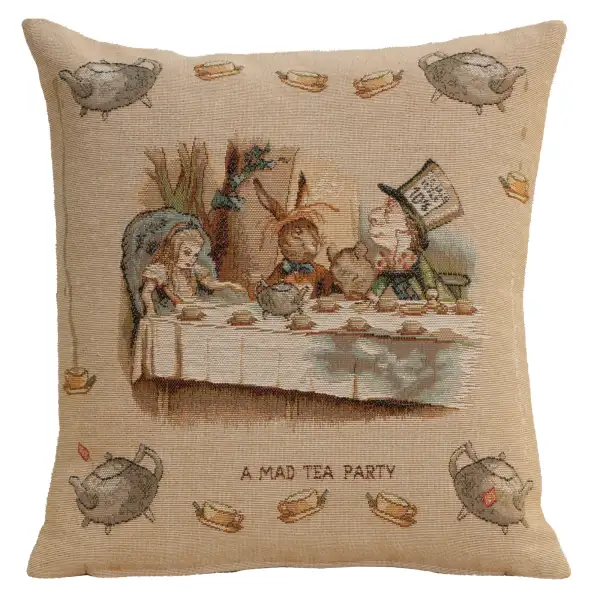 The Tea Party Alice In Wonderland I Cushion