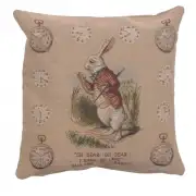 The Late Rabbit Alice In Wonderland I Cushion