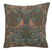 C Charlotte Home Furnishings Inc Brother Bird French Tapestry Cushion - 14 in. x 14 in. Cotton by William Morris