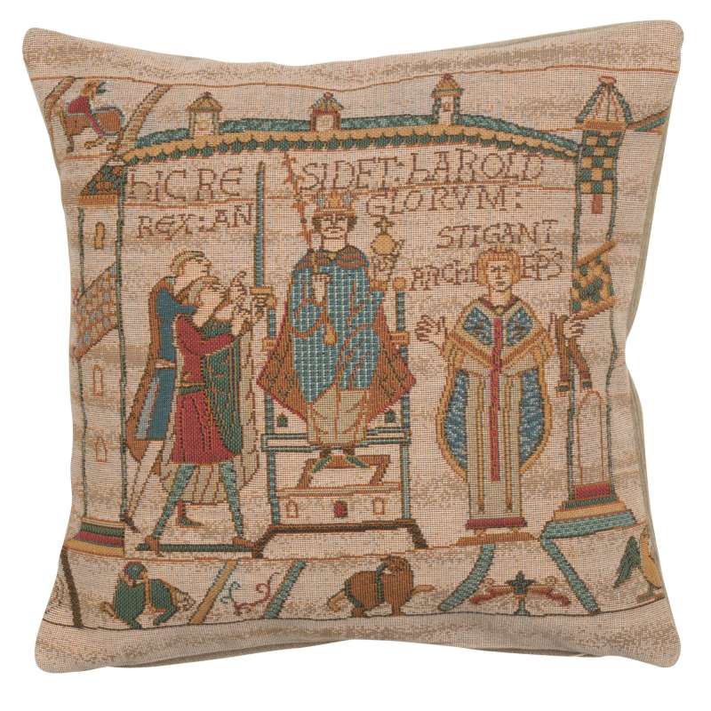 Bayeux Cathedral Decorative Tapestry Pillow