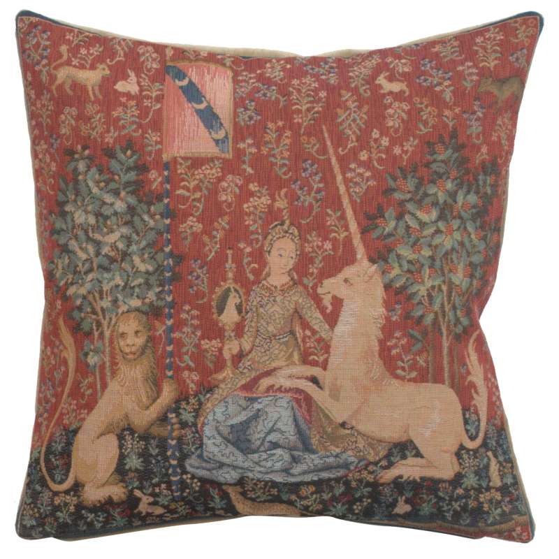 The Sight I Small French Tapestry Cushion